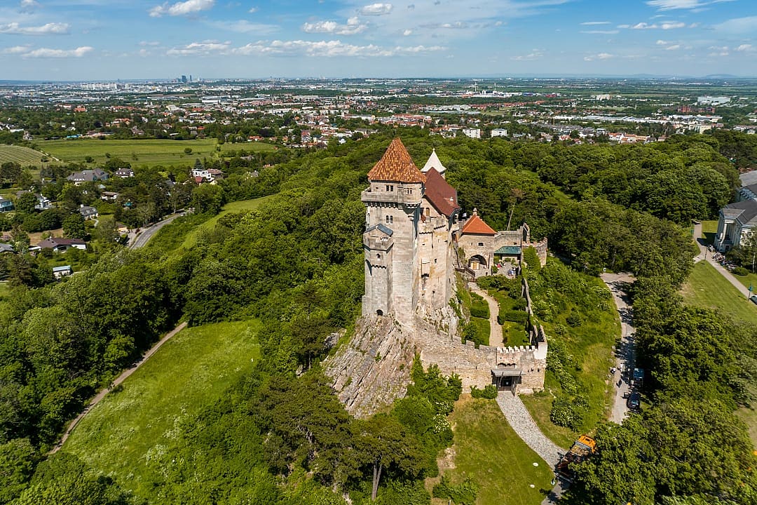 Liechtenstein Castle on the southern edge of the Vienna Wood in Austria