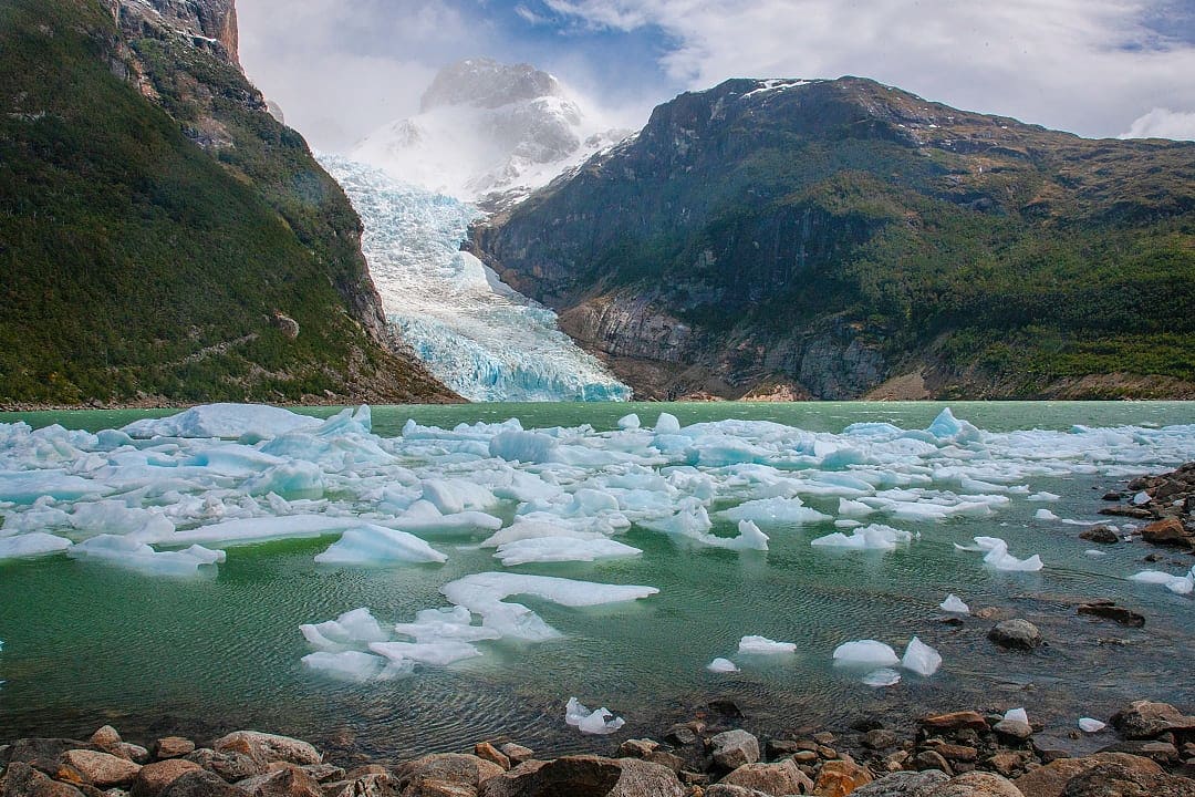 Serrano Glacial in the in Bernardo O'Higgins National Park.