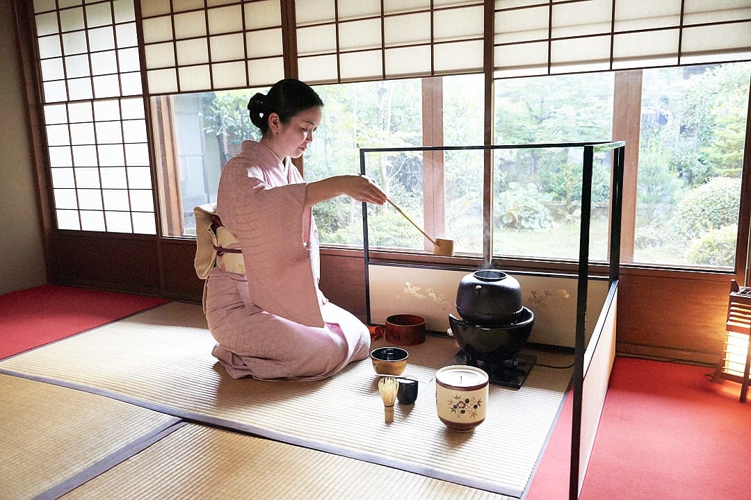 Tea ceremony in Kyoto, Japan
