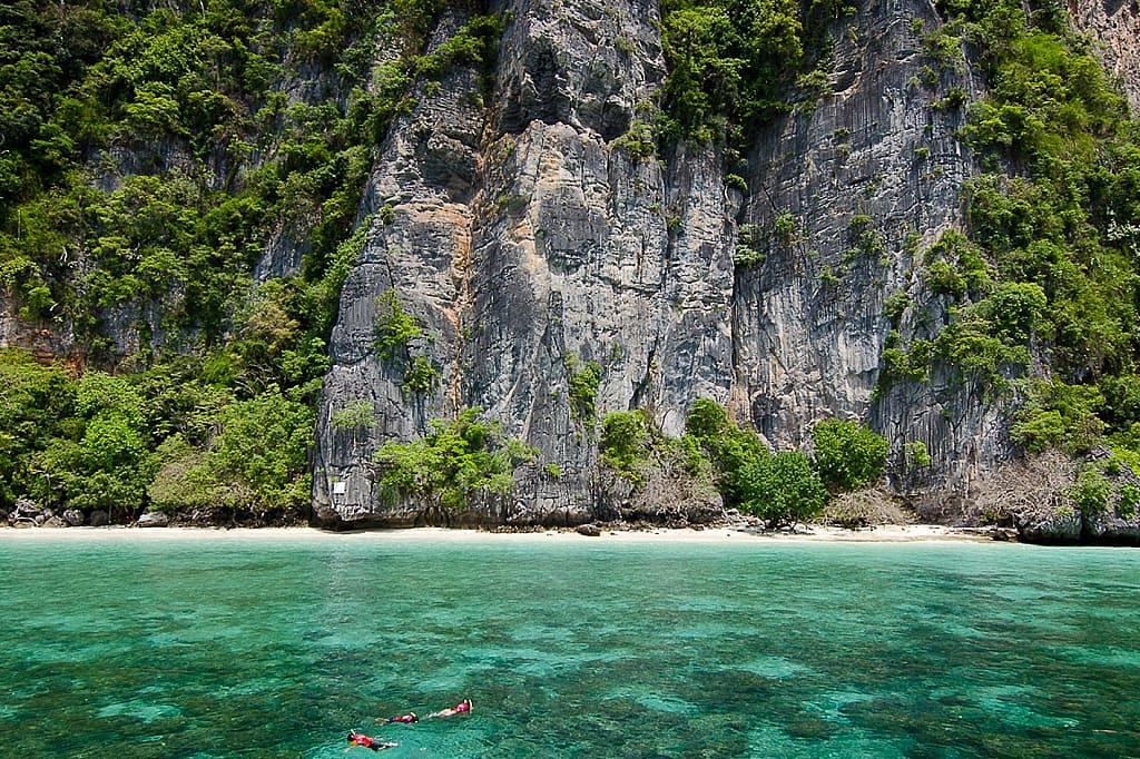 Snorkeling in the Phi Phi island, Thailand