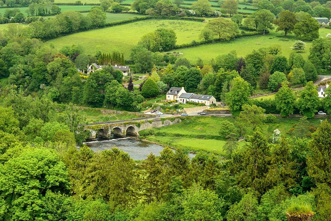 Woodstock Gardens and Arboretum are located overlooking the River Nore Valley and the picturesque village of Inistioge