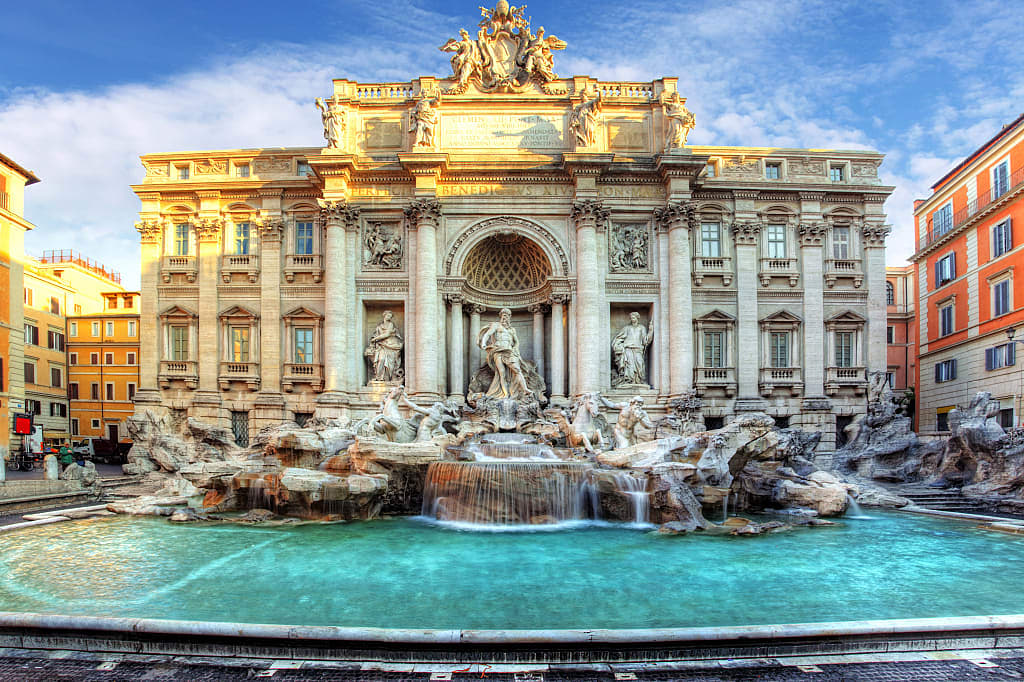 Trevi fountain in Rome