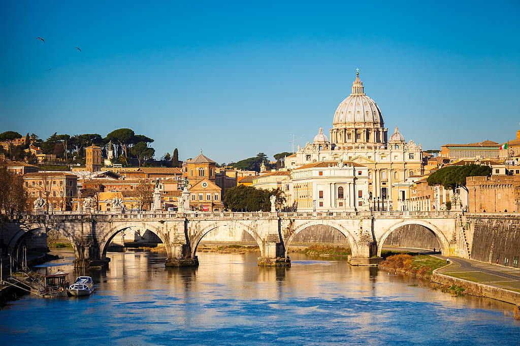 St Peter's Basilica in Rome, Italy
