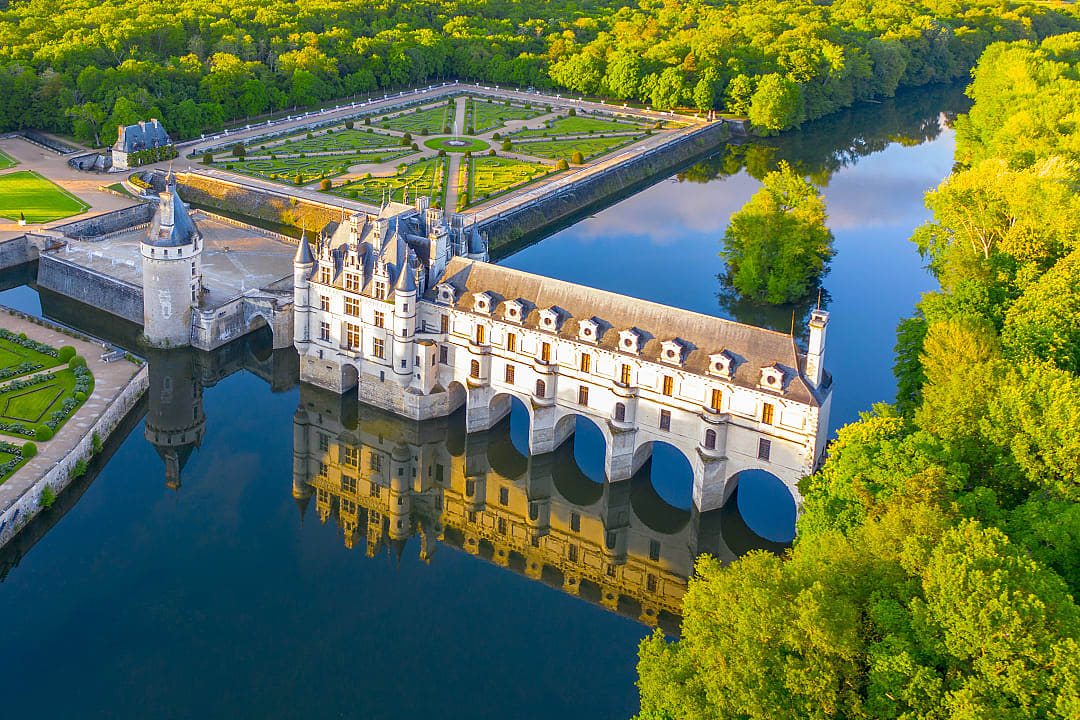 The Château de Chenonceau in Loire Valley, France
