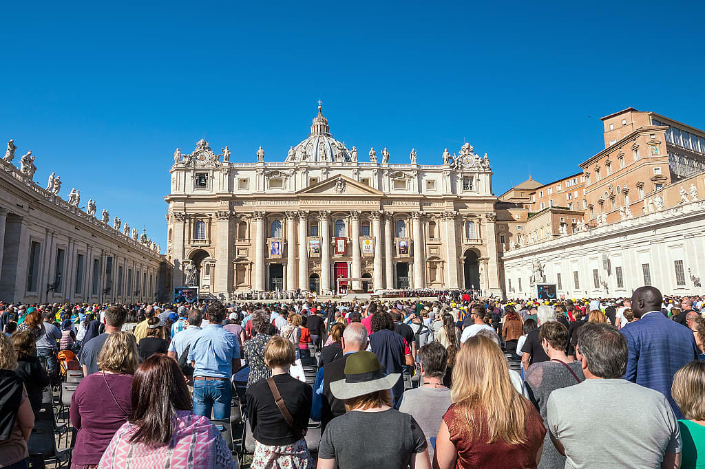 Easter mass at the Vatican in Rome