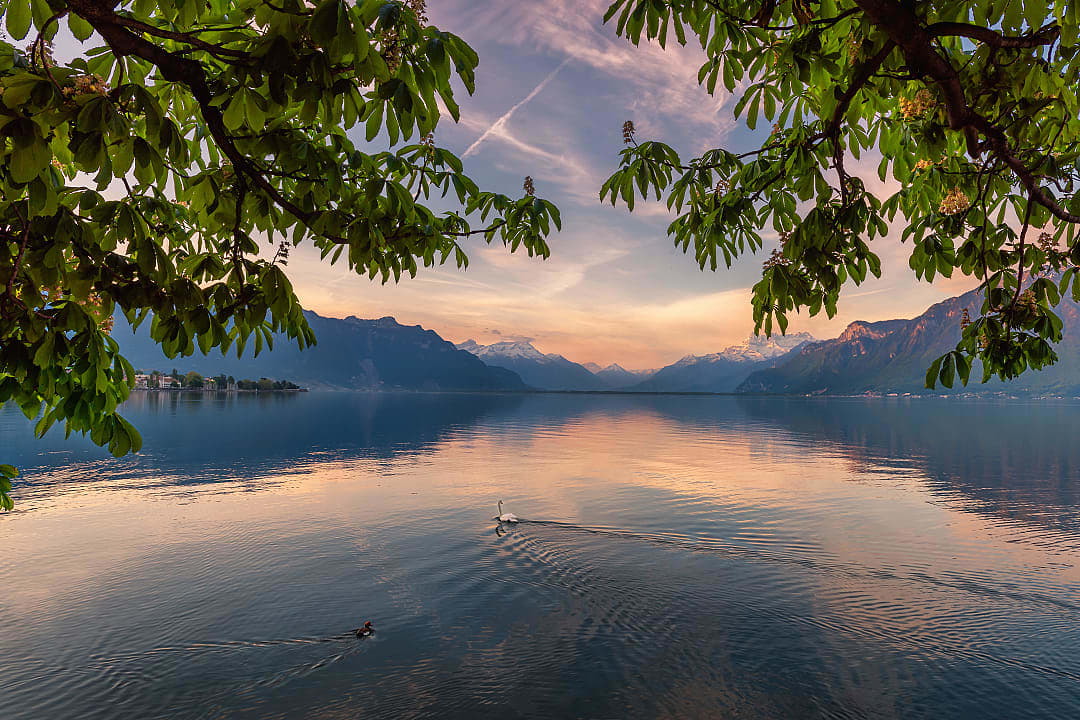 Lake Geneva, Switzerland.