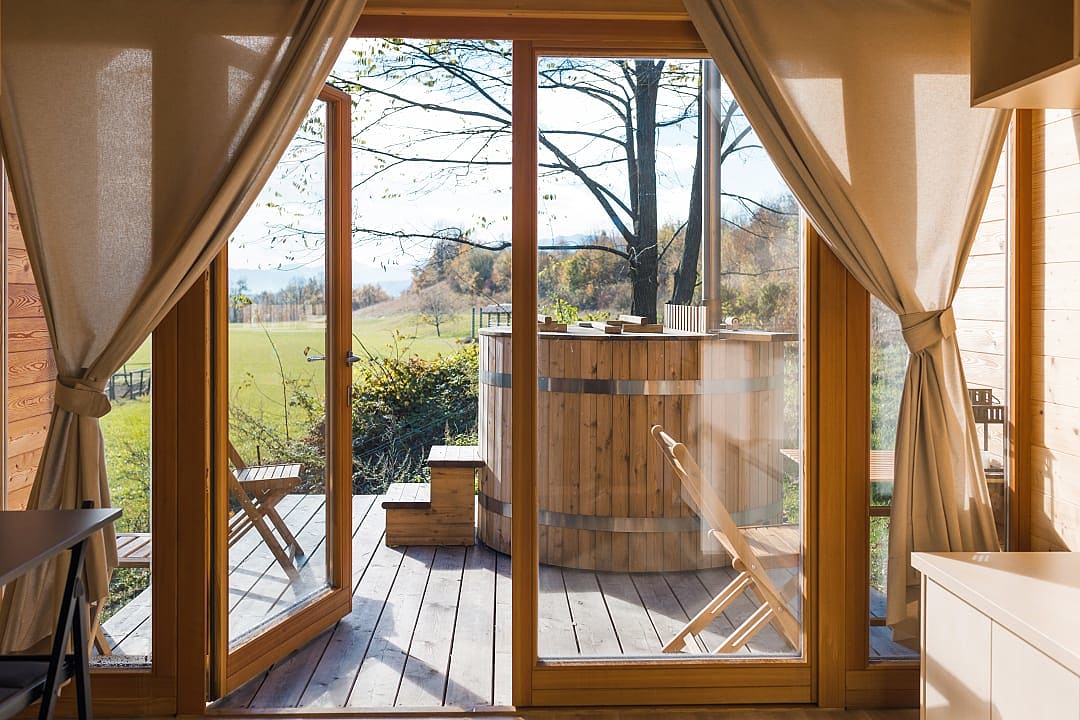 Mountain lodge in Slovenia.