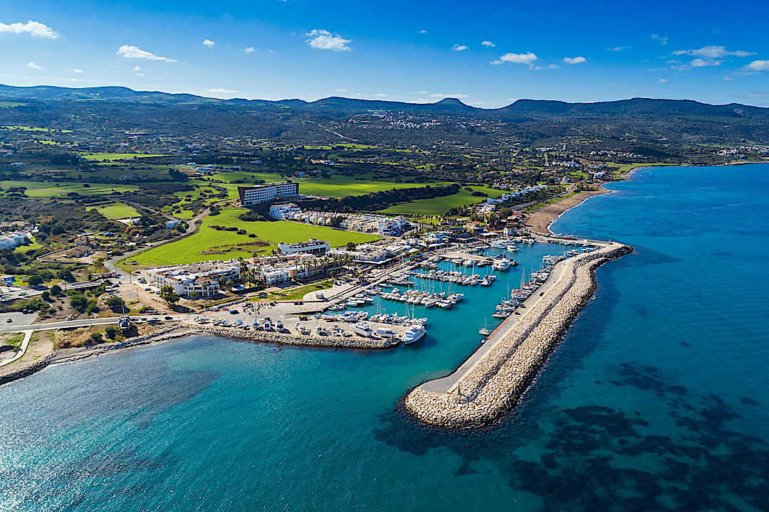 Latchi harbor, Cyprus.