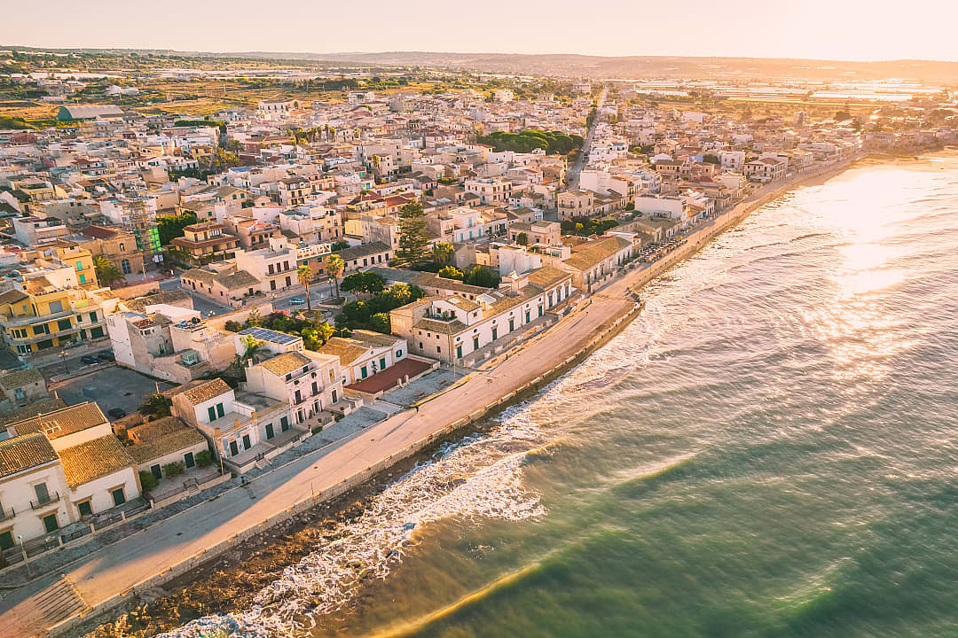 Town if Donnalucata in Sicily, Italy.