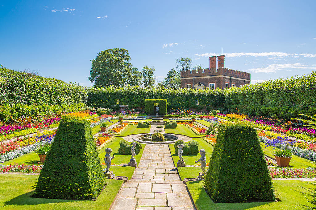 Bush Park Garden in West London, England