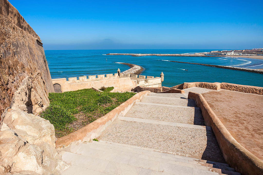 Udayas fortress in Rabat, Morocco