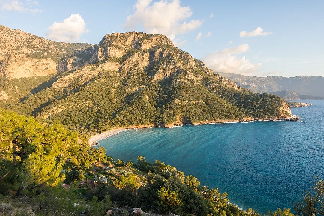 Kabak Beach in Fethiye, Turkey
