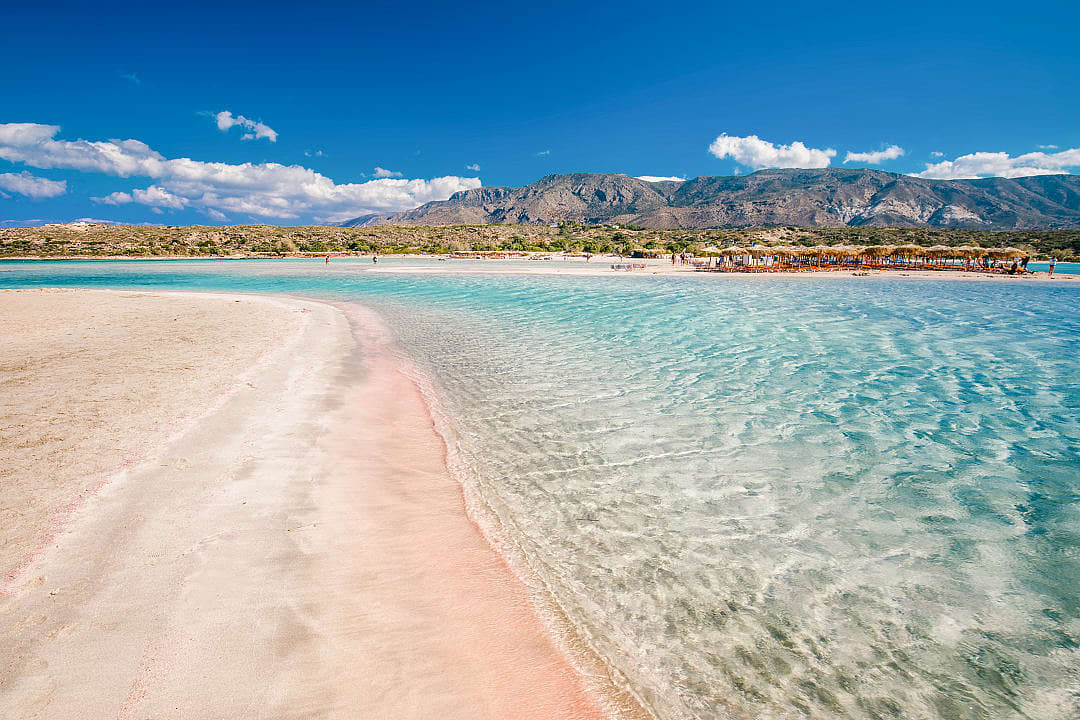 Elafonissi Beach in Crete, Greece
