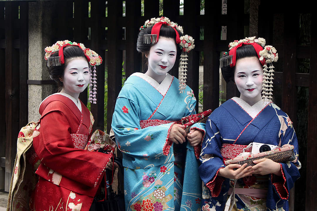 Maiko Geishas in Kyoto, Japan