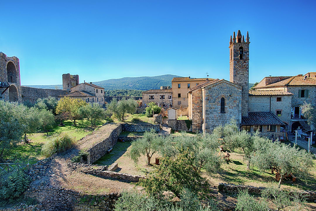 Castello di Monteriggioni, Monteriggioni, Italy.