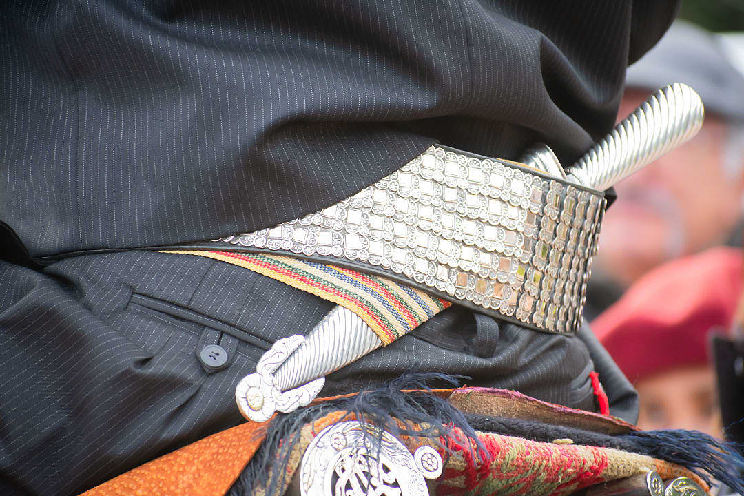 Argentine Gaucho´s Ornate Belt and Facon.