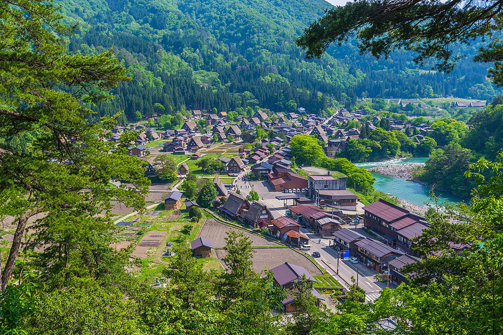 Traditional village Shirakawa-gō, Gifu, Japan