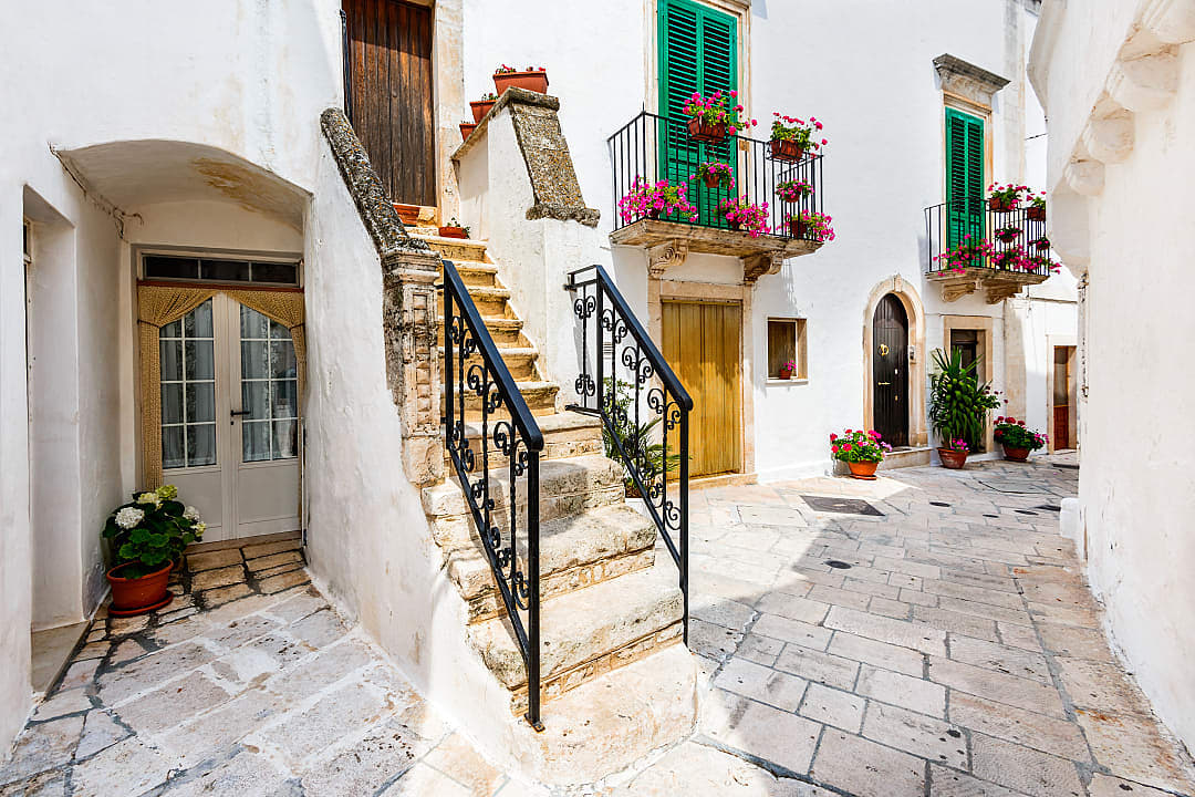 Locorotondo in Puglia, Italy