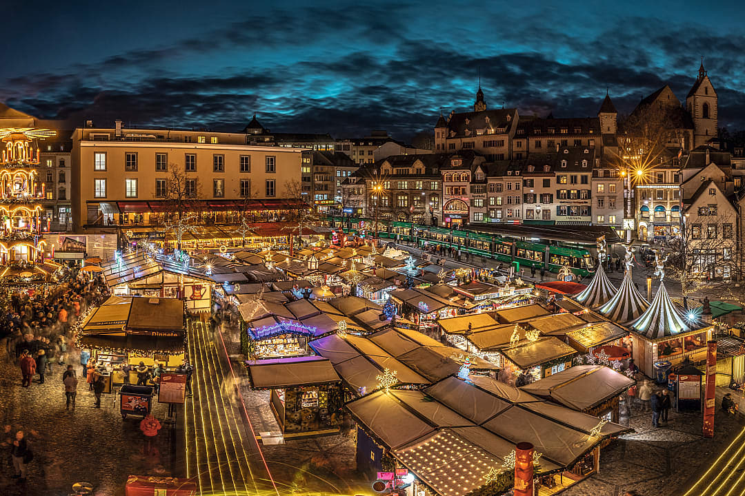 Christmas market in Basel, Switzerland
