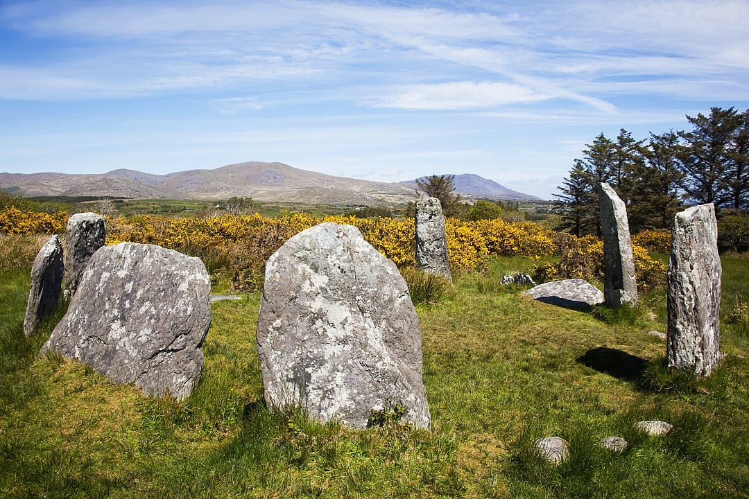 Dereenataggart Stone Circle, County Cork, Ireland.