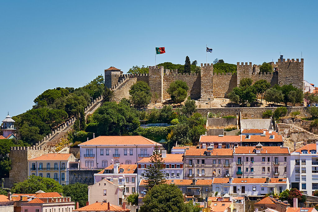 Sao Jorge Castle,Alfama,Lisbon,Potugal 
