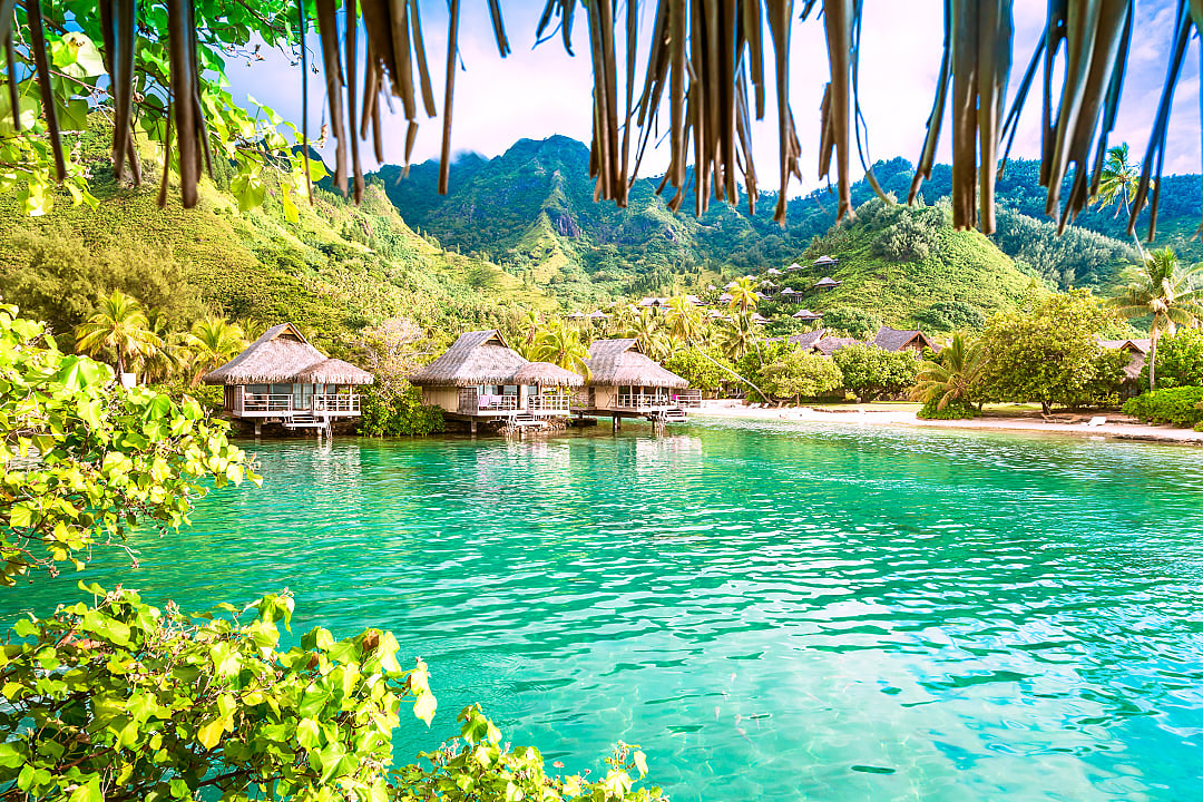 Moorea Island at sunrise