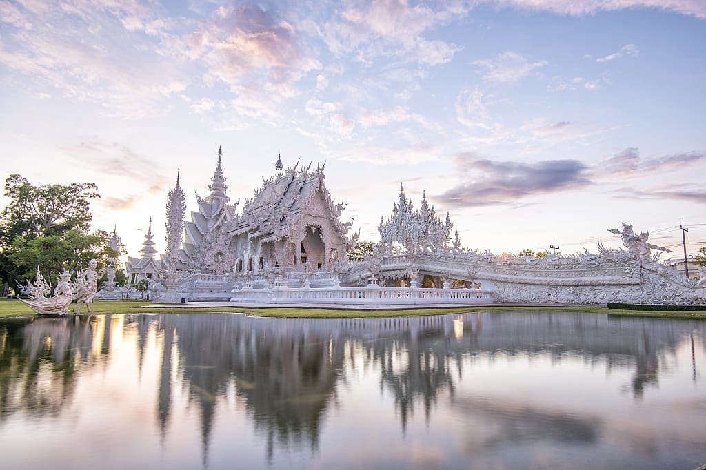 The White Temple, Wat Rong Ku, in Chiang Rai, Thailand