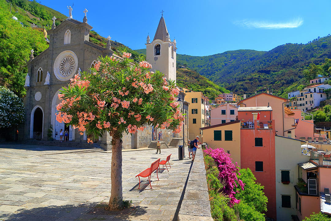 The Church of San Giovanni Battista, Riomaggiore, Cinque Terre