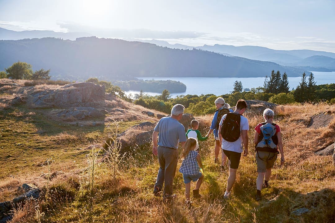 Family in UK where landscapes of the imagination finally become real.