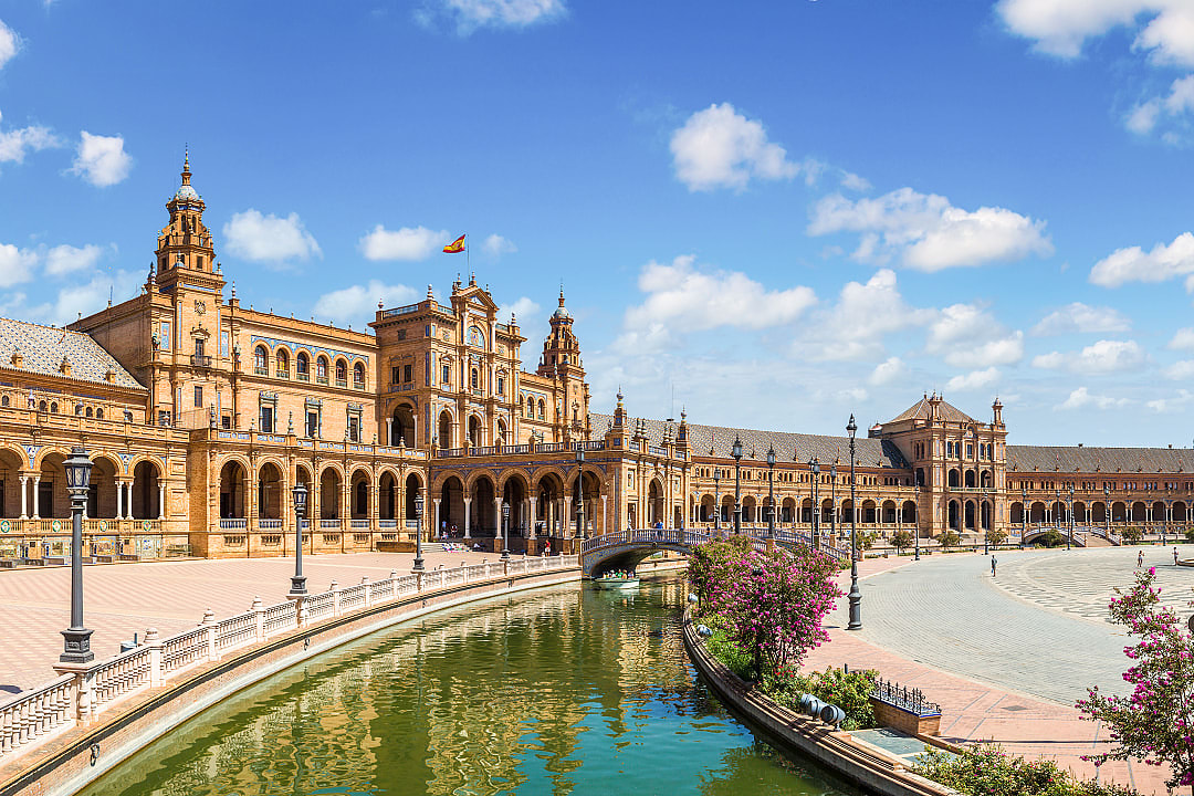 Plaza de Espana in Seville, Spain