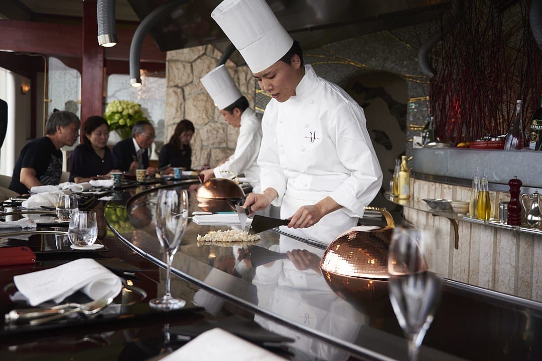 Luxury restaurant and bar in Tokyo, Japan.