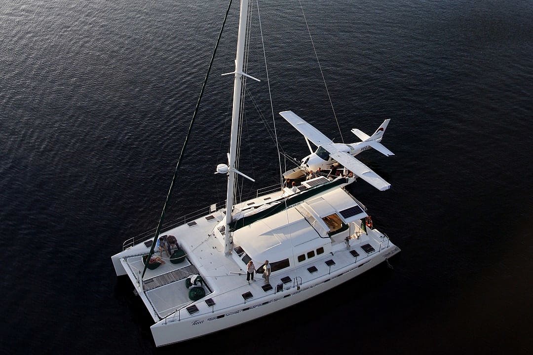A private catamaran experience in New Zealand. 
