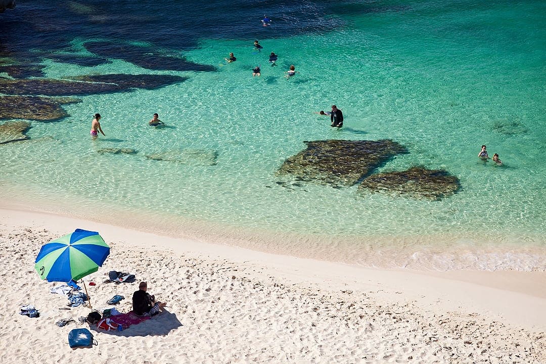 Parakeet Bay on Rottnest Island, Perth, Australia