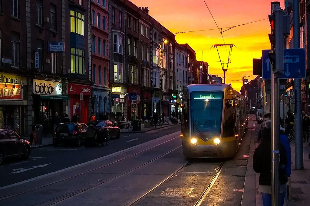 Luas light rail in Dublin, Ireland