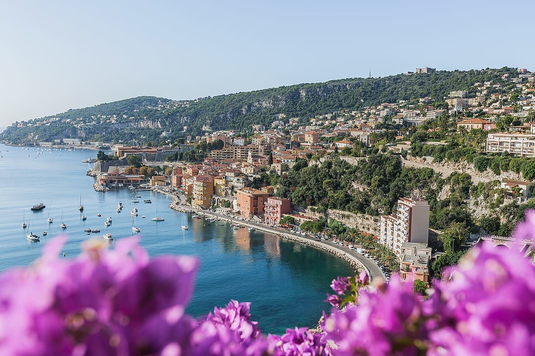 Côte d'Azur in Southern France