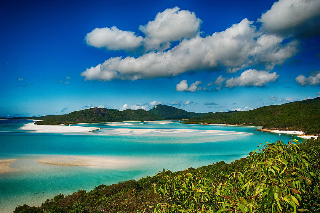Whitehaven Beach in the Whitesunday Islands, Australia