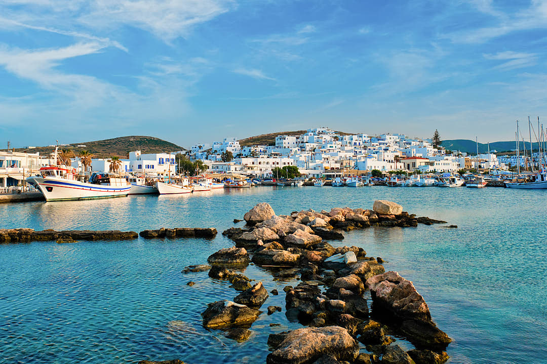 Paros Island in Greece.