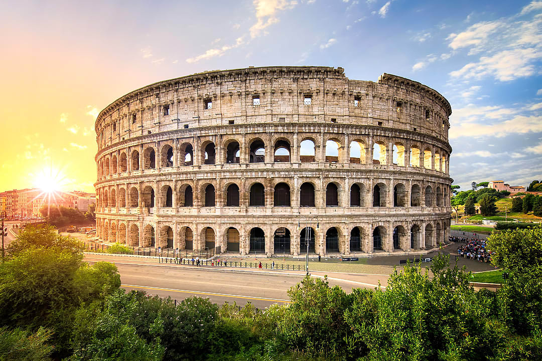 Roman Colosseum in Italy
