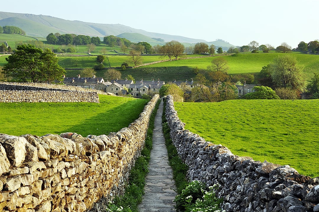 Sedber Lane Grassington in Yorkshire Dales, England