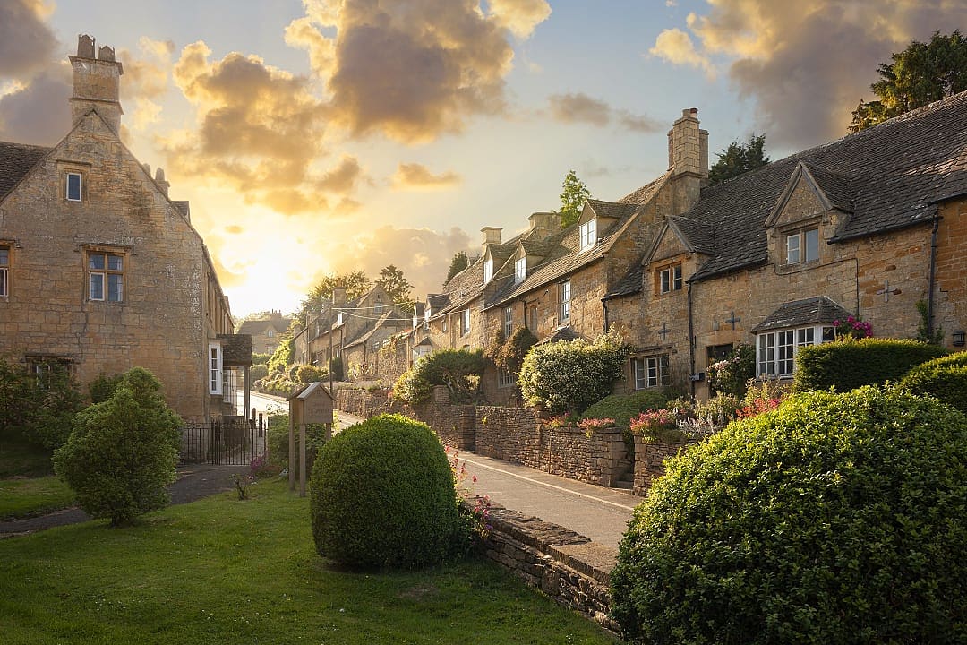 Burton on the Hill in the Cotswolds, England