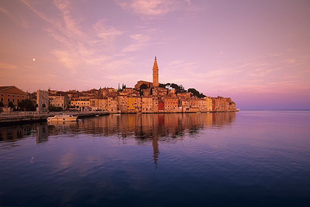 Sunrise in Rovinj, photo supplied by Hotel Monte Mulini.