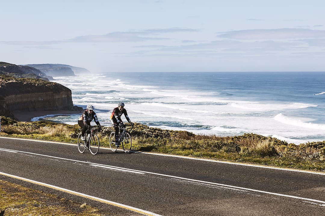 Cycling the Great Ocean Road in Victoria, Australia