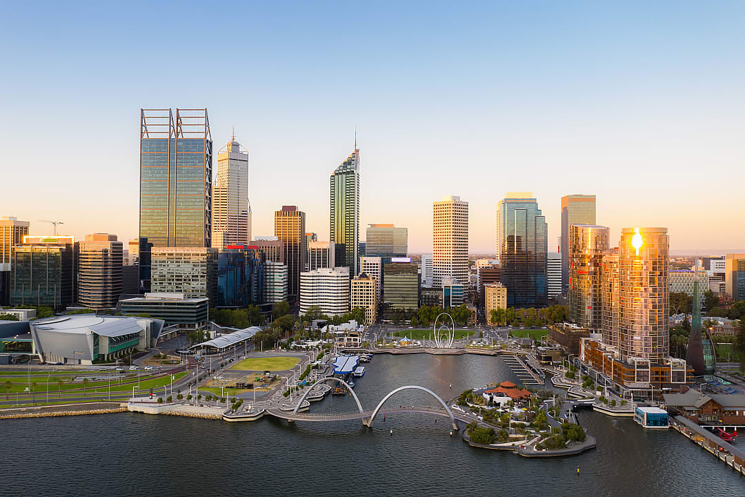 Elizabeth Quay in Perth, Australia