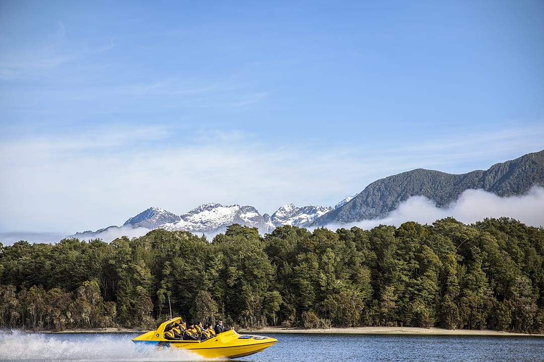 Jet Boating the Waiau River in New Zealand