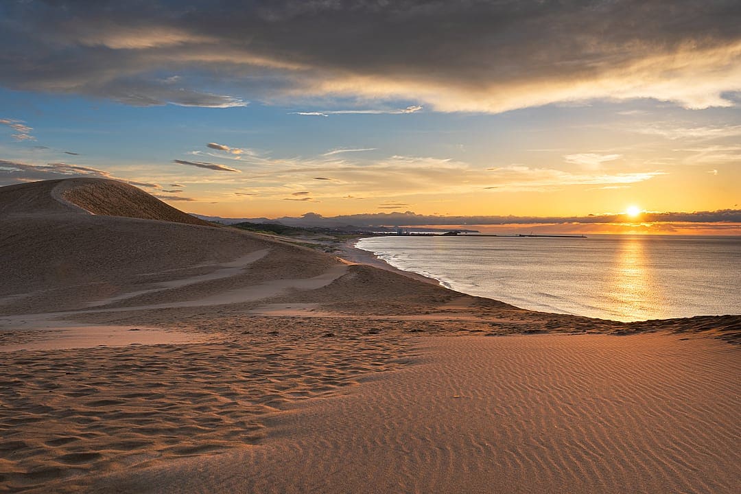 Tottori Sand Dunes in Tottori, Japan