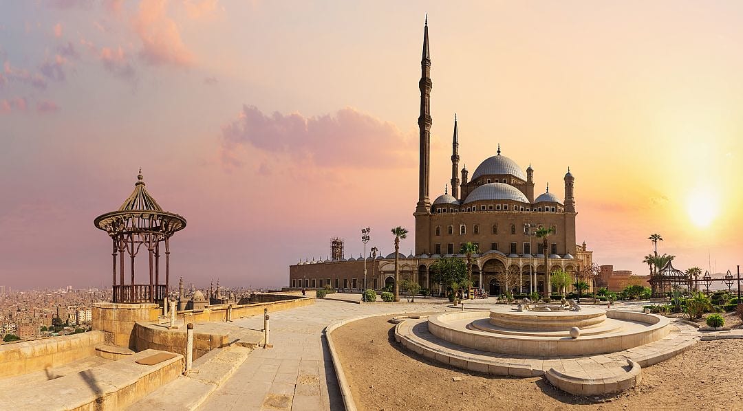 The Great Mosque of Muhammad Ali Pasha at the Citadel of Saladin in Cairo, Egypt
