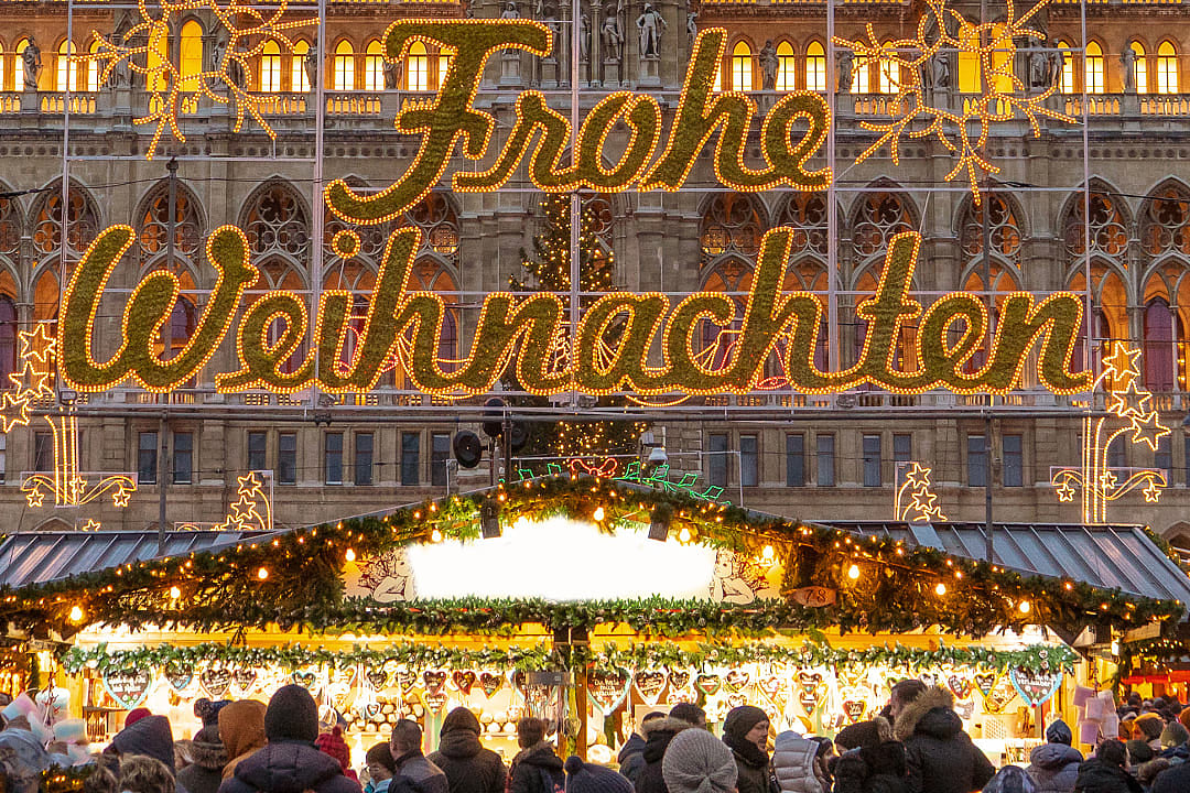 Christmas market in Vienna