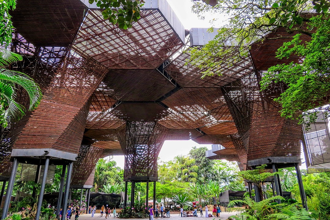 Joaquin Antonio Uribe Botanical Gardens in Medellin, Colombia.