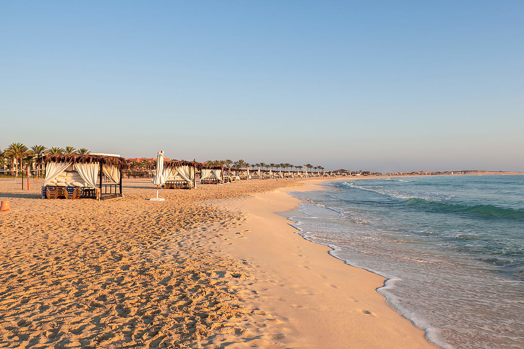 Beach on Almaza Bay, Egypt