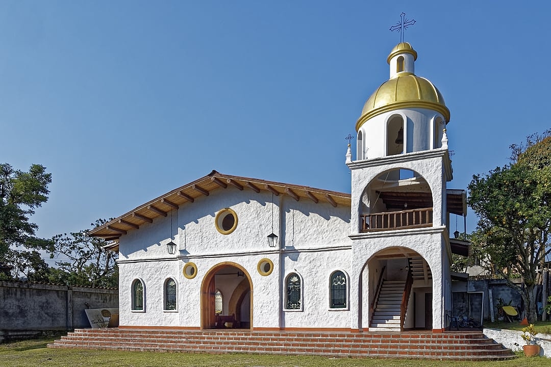 Colonial Church in San Agustin, Colombia